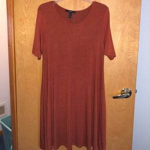 NWOT Rust Orange Forever 21 Dress